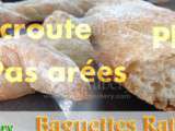 Baguettes ratées: (Pas aérées, Plates, sans grignes, ….) Pourquoi? Comment réussir les Baguettes