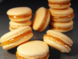 Délicieux Macarons Mangue Passion de m.o.f Stéphane Tréand