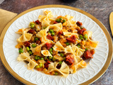 Pâtes Farfalle aux Fêves et Chorizo de Marc Vetri