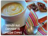 Velouté aux Carottes et Lentilles Corail