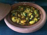 Tajine de crevettes & moules pimentees