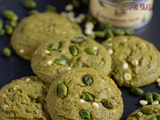 Cookies thé matcha pistache