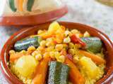 Couscous à la semoule de maïs et aux légumes