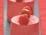 Entremet framboise pistache