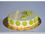 Entremet lait de coco et deux citrons