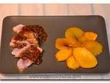 Filets de canard, mangue et sauce oignon rouge :Je, tu , il, elle, nous cuisinons des recettes autour du canard