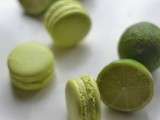 Macarons au citron vert