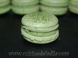 Macarons au thé Matcha