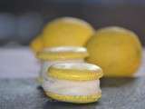 Macarons glacés sorbet citron et résultat pour la céréalière