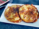 Galettes de pommes de terre gratinées au comté