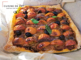 Pissaladière de tomates prunes ou Black Plum