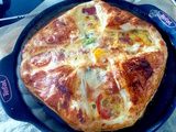 Tarte aux légumes Parmesan et Brebis de Basques : des restes bien utilisés