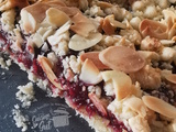Tarte façon Sbriciolata aux Figues, Reines Claude et purée de Myrtilles pour imiter mes amies
