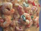 Crevettes au lait de coco