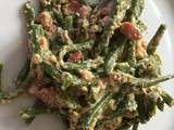 Haricots verts façon carbonara