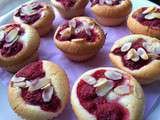 Muffins financiers aux framboises