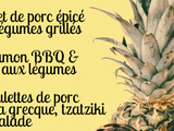 Menu de la semaine du 29 mai