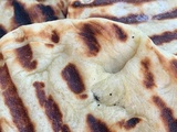 Pain naan sur le bbq