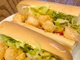 Sandwich Po'boy aux crevettes