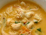 Soupe thaï aux crevettes