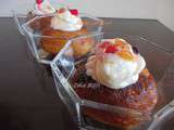 Baba au sirop d'abricots