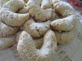 Biscuits demi lune aux amandes