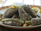 Cardons farcis ( dolma khorchof ) sauce blanche / plat algérien