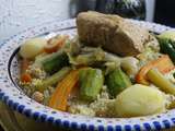 Couscous a la dinde et au chou