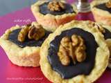 Mini-tartelettes chocolat et caramel beurre salé