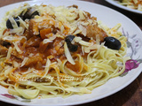 Pâtes linguines sauce tomate à la dinde et au parmesan