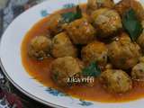 Polpettes ( Polpetti ), boulettes de viande et de fromage à l'italienne