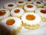 Sables a la confiture d'abricots