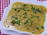 Soupe Veloutée aux Lentilles Vertes et Pois Chiches au Cumin