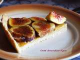 Tarte amandine aux figues du jardin