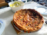 Quiches, salades entre deux averses