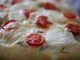 Focaccia tomate mozza