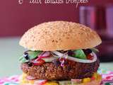 Burger de lentilles trempées