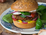 Champi-burger aux shiitakés et miso