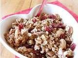 Granolation : granolas tout cranberries