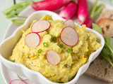 Hummus mimosa aux haricots blancs