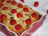 Clafoutis de courgettes sans gluten