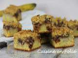 Crumb cake banane chocolat