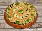 Gâteau renversé au yaourt et courgettes grillées