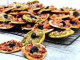 Minis pizzas 100% homemade