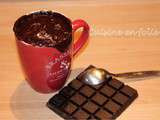 Mug Cake au chocolat coulant