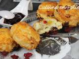 Scones aux raisins et craneberries