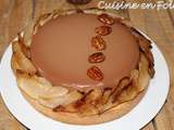 Tarte poire chocolat caramel pécan