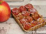 Tartelettes aux pommes bouquet de roses