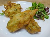 Beignets de fleurs de courgettes