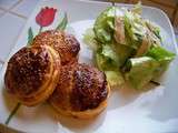 Chaussons feuilletés au chorizo, figue et fromage de brebis basque